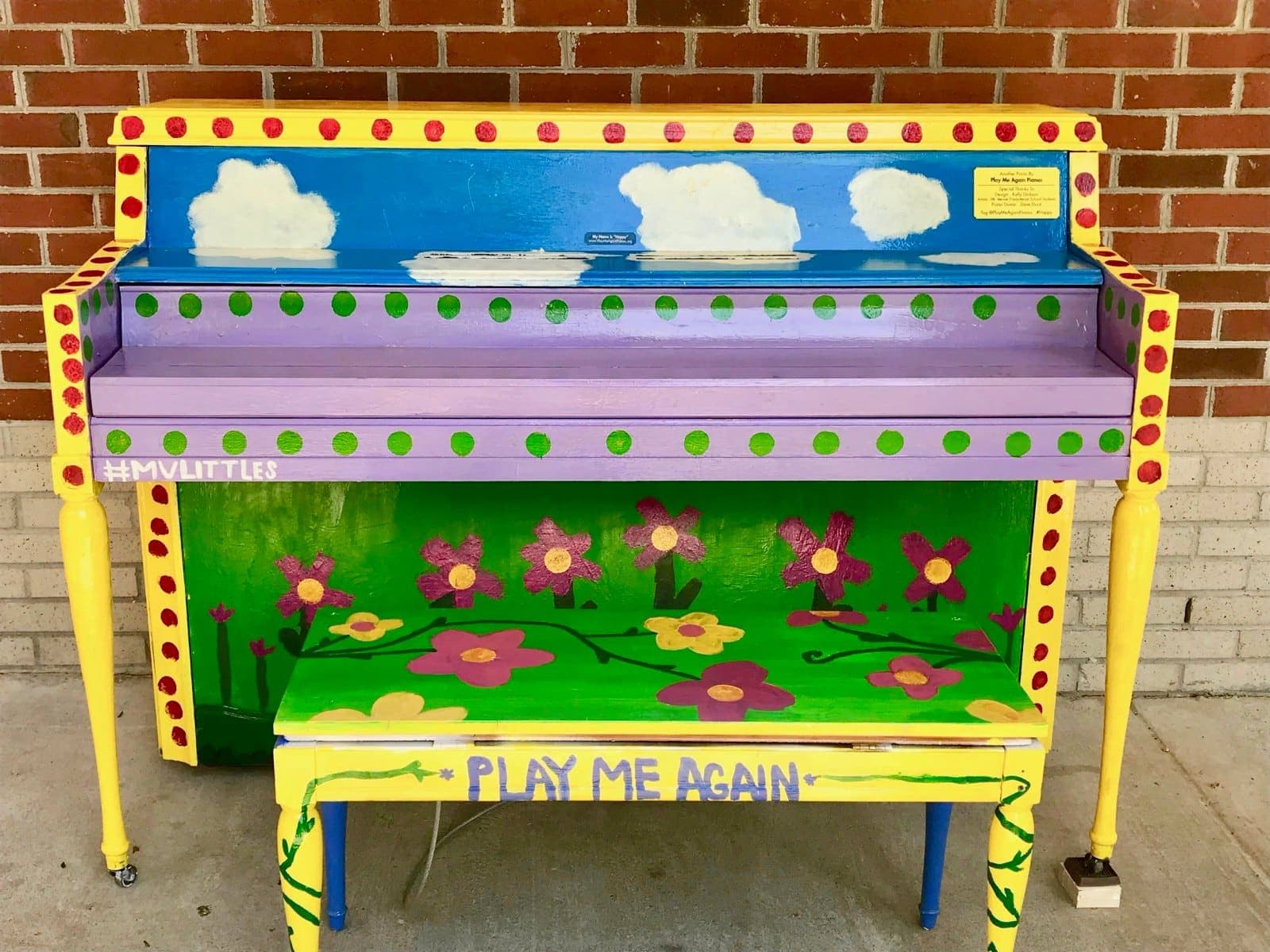 Public piano in Sandy Springs, Georgia, United States