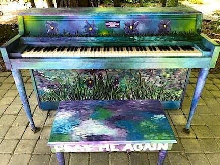 Photo of Claude at 5343, Roberts Drive, Fairfield, Dunwoody, DeKalb County, Georgia, 30338, United States. A free Play Me Again Pianos instrument in the pavilion along Wildcat…
