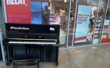 Photo of Station Piano — Grenoble at Parc à vélos Est, 1, Place de la Gare, Polygone Scientifique, Secteur 1, Grenoble, Isère, Auvergne-Rhône-Alpes, France métropolitaine, 38000,…