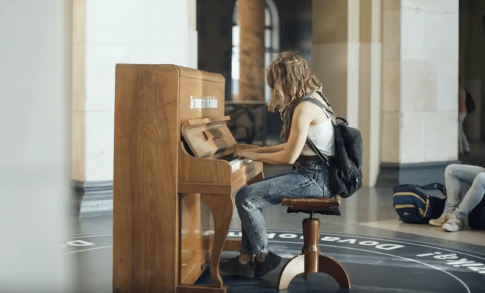 Photo of Vilnius Railway Station public piano at Vilnius railway station, Geležinkelio gatvė 16, 02100 Vilnius, Lithuania. A public piano in Vilnius railway station that any…