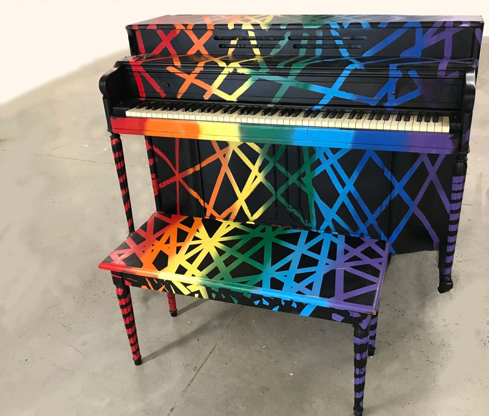 Photo of Iris at 4166 Buford Hwy NE, Atlanta, GA 30345. A free Play Me Again Pianos instrument in the main hallway of Market 5 at…