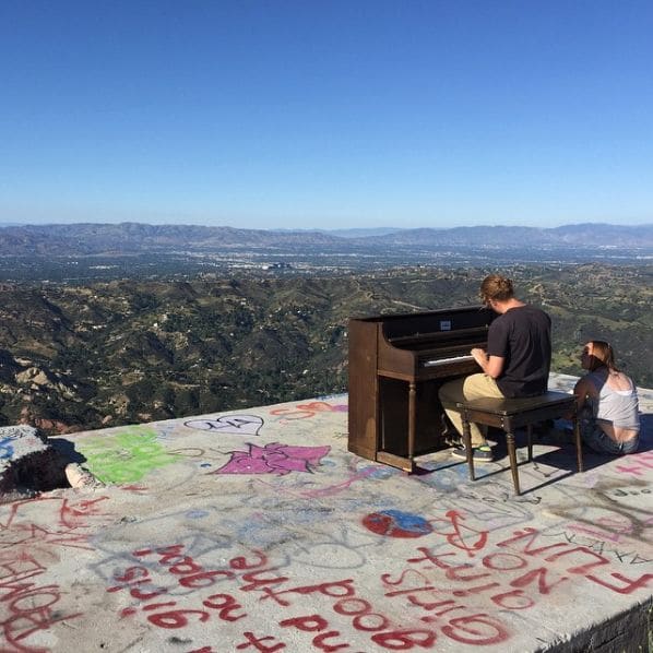 Public piano in Los Angeles, California, United States
