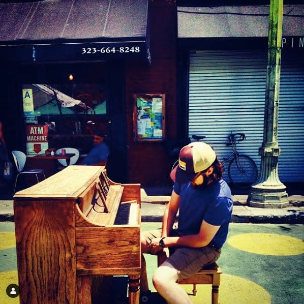 Public piano in Los Angeles, California, United States