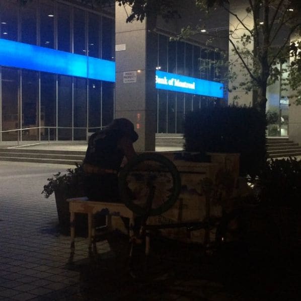 Public piano in Vancouver, British Columbia, Canada