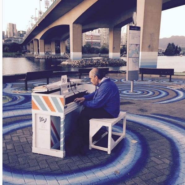 Photo of False Creek Seawall at Husain Rahim Plaza, Fairview, Vancouver, District of North Vancouver, Metro Vancouver Regional District, British Columbia, Canada