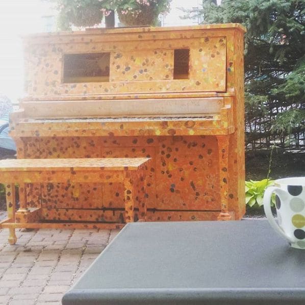 Public piano in Chicago, Illinois, United States