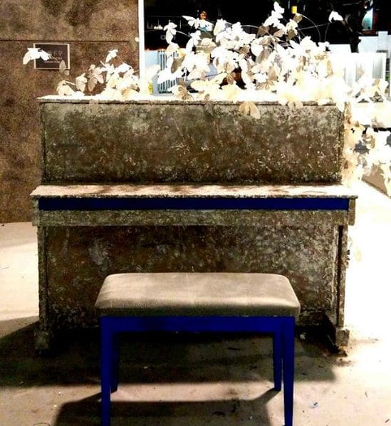 Public piano in Sha Tin District, Hong Kong, China