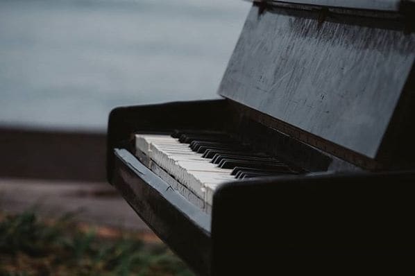 Public piano in Petropavlovsk-Kamchatsky, Kamchatka Krai, Russia