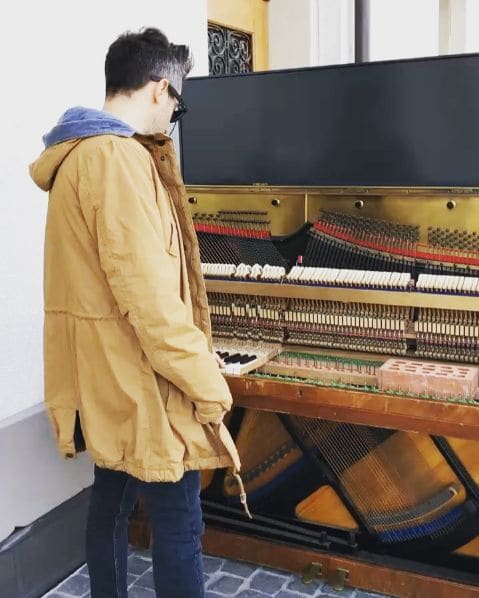 Public piano in Zurich, Zurich, Switzerland