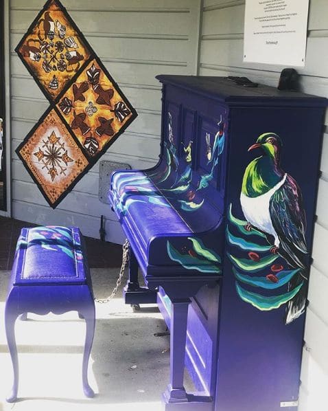Public piano in Wellington City, Wellington, New Zealand
