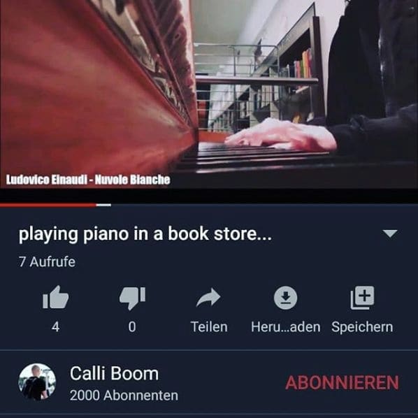 Public piano in Bochum, North Rhine-Westphalia, Germany