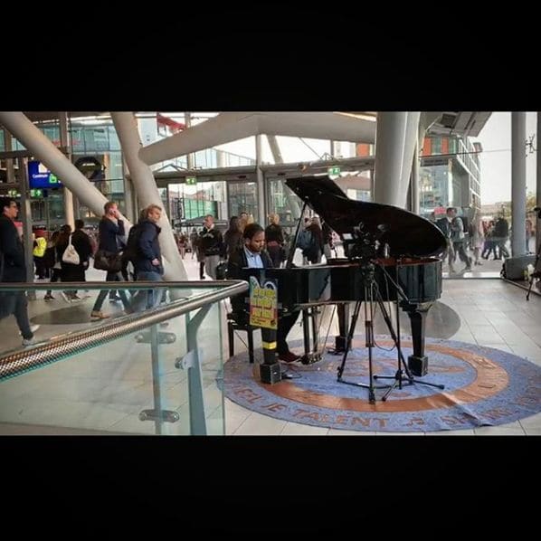 Public piano in Utrecht, Utrecht, Netherlands