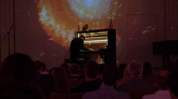Public piano in Moscow, Moscow, Russia
