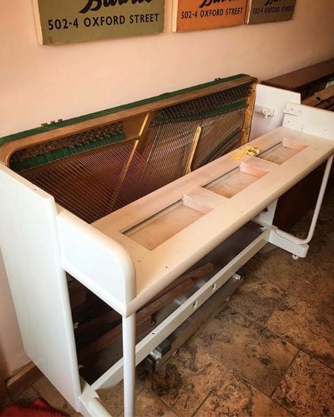 Public piano in Liscard, England, United Kingdom