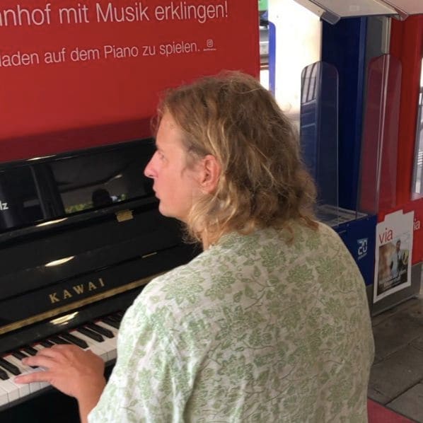 Public piano in Wahlkreis Wil, St. Gallen, Switzerland