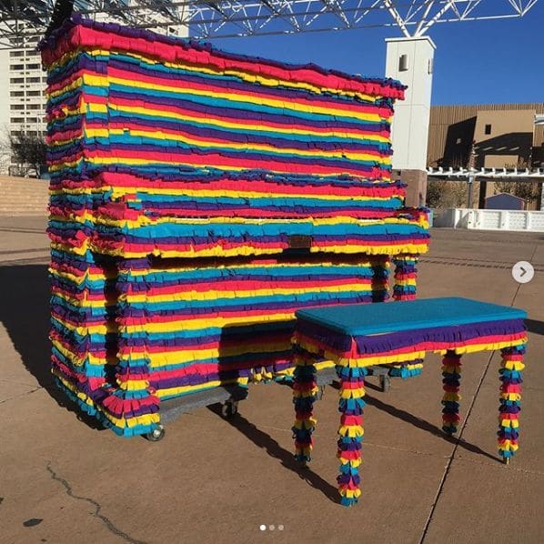 Public piano in Albuquerque, New Mexico, United States
