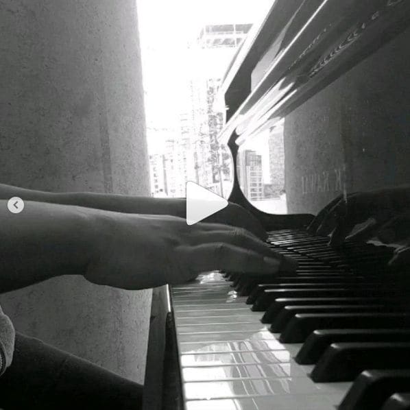 Public piano in Birmingham, England, United Kingdom