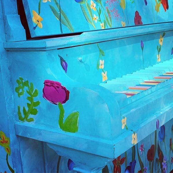 Public piano in Delta, British Columbia, Canada