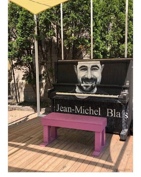 Public piano in Montreal, Quebec, Canada