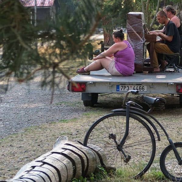 Public piano in Karlovarský kraj, Northwest, Czechia