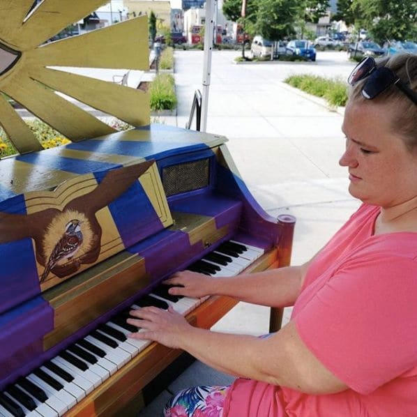 Public piano in Seattle, Washington, United States
