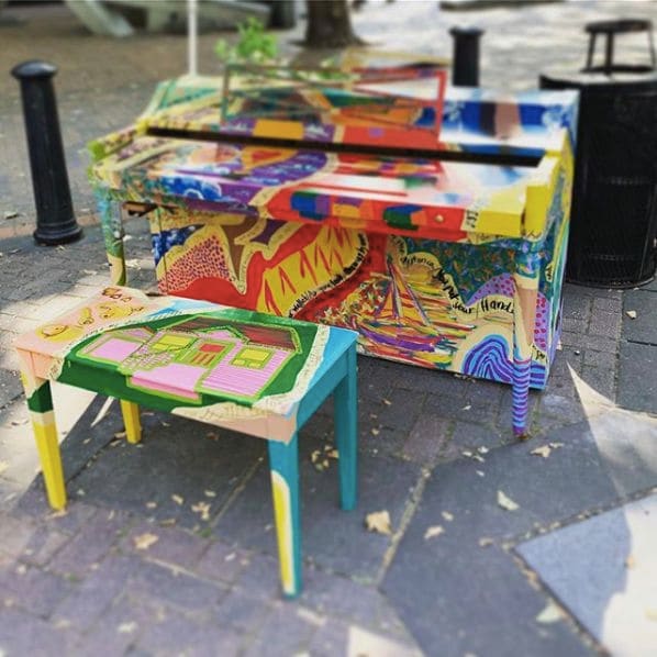 Public piano in Seattle, Washington, United States