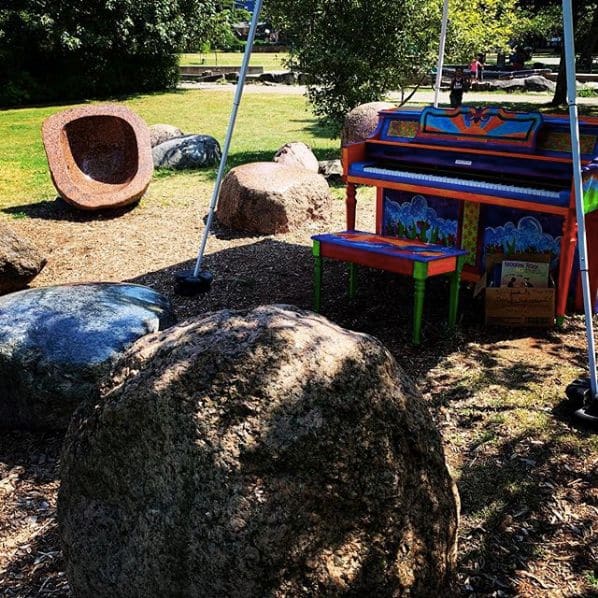 Public piano in Seattle, Washington, United States