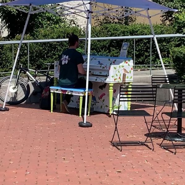 Public piano in Seattle, Washington, United States