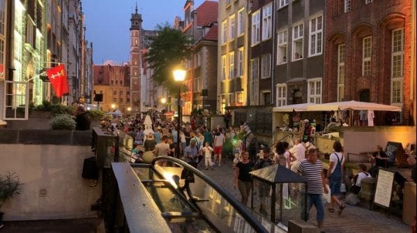 Public piano in Gdansk, Pomeranian Voivodeship, Poland