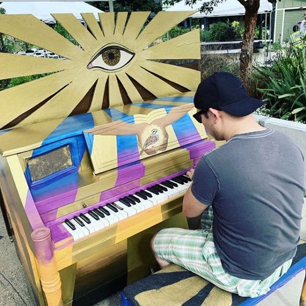 Public piano in Seattle, Washington, United States