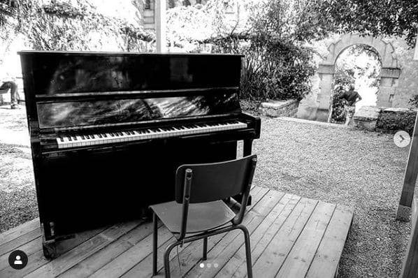 Public piano in Reims, Grand Est, France