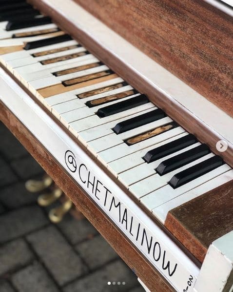 Public piano in Portland, Oregon, United States