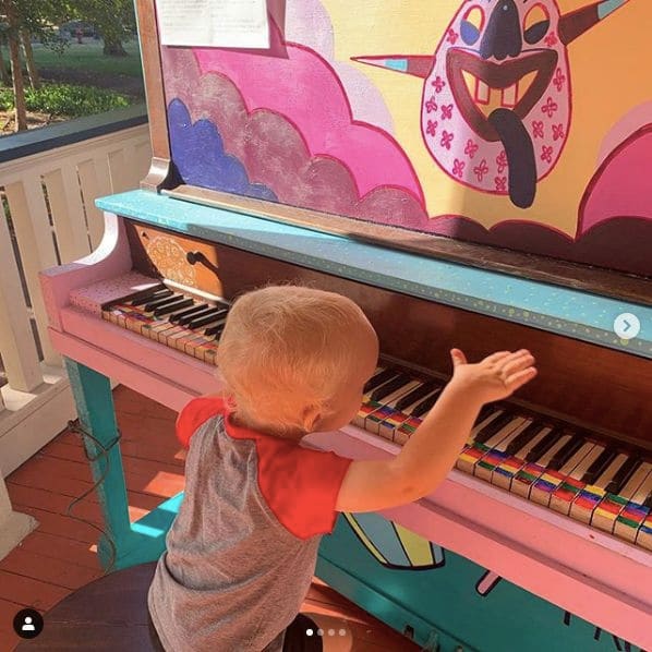 Public piano in Salt Lake City, Utah, United States