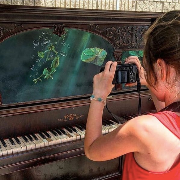 Public piano in Arran–Elderslie, Ontario, Canada