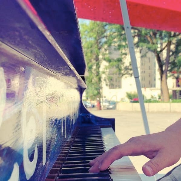 Public piano in Seattle, Washington, United States
