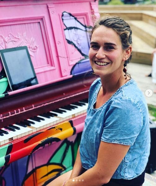 Public piano in Montreal, Quebec, Canada