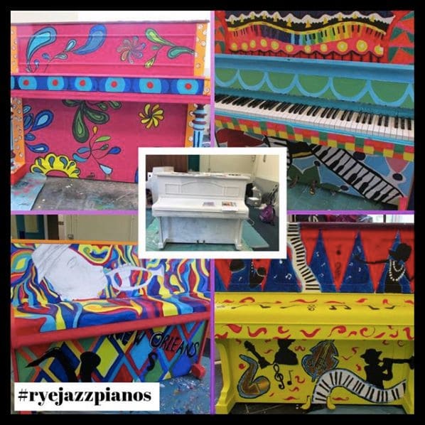 Public piano in Rother, England, United Kingdom