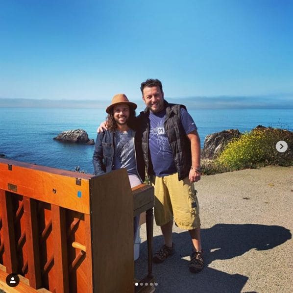 Public piano in Sonoma County, California, United States