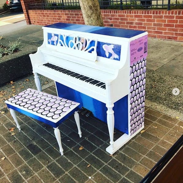 Public piano in Contra Costa County, California, United States