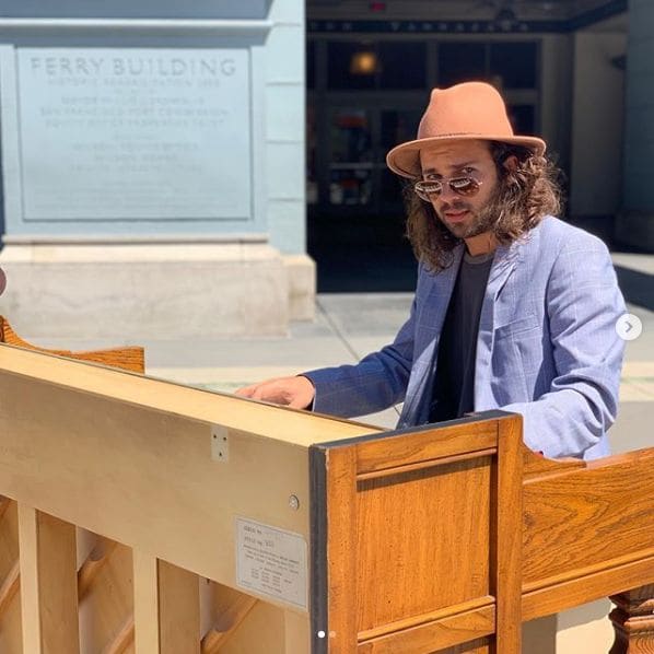Public piano in San Francisco, California, United States