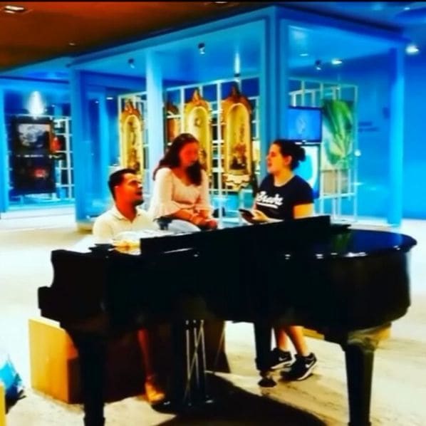Public piano in Breda, North Brabant, Netherlands