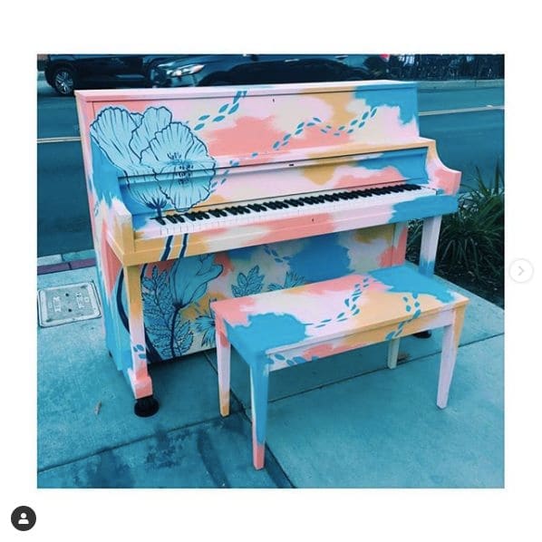 Public piano in Contra Costa County, California, United States