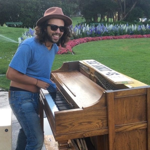 Public piano in San Francisco, California, United States