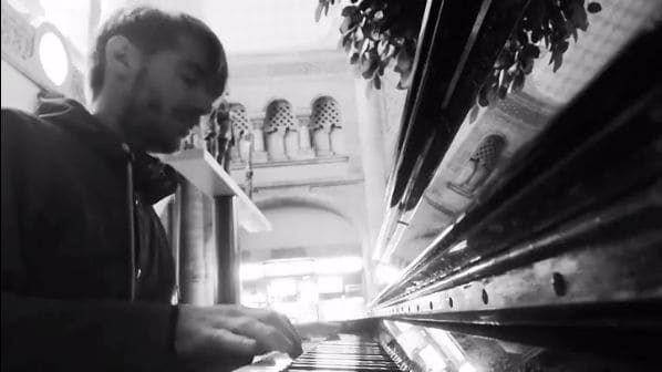 Public piano in Metz, Grand Est, France