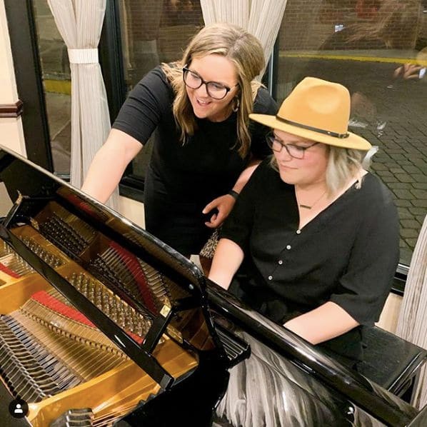 Public piano in Columbus, Ohio, United States