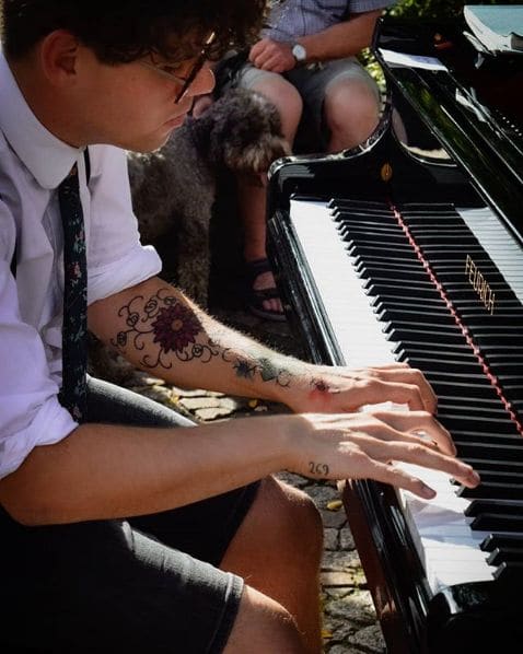 Public piano in Landkreis Ahrweiler, Rhineland-Palatinate, Germany