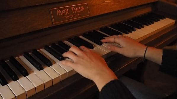Public piano in Südwestliche Innenstadt, Bavaria, Germany