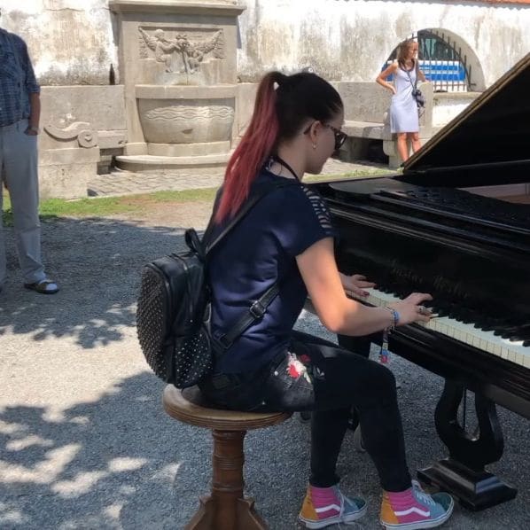 Public piano in Landkreis Lindau, Bavaria, Germany