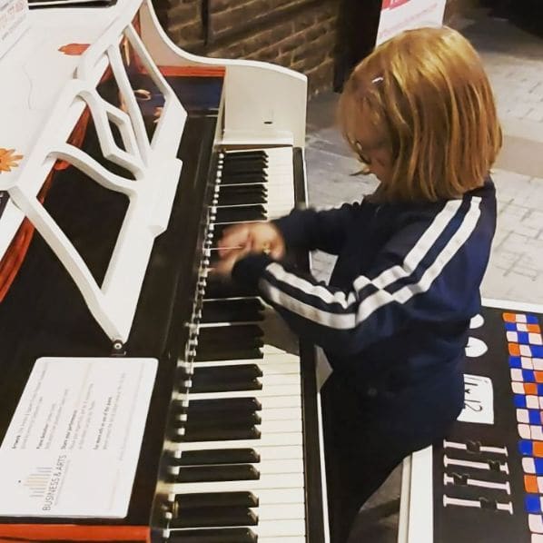 Public piano in St. John's, Newfoundland and Labrador, Canada