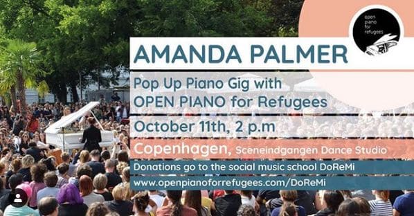 Public piano in Copenhagen, Capital Region of Denmark, Denmark
